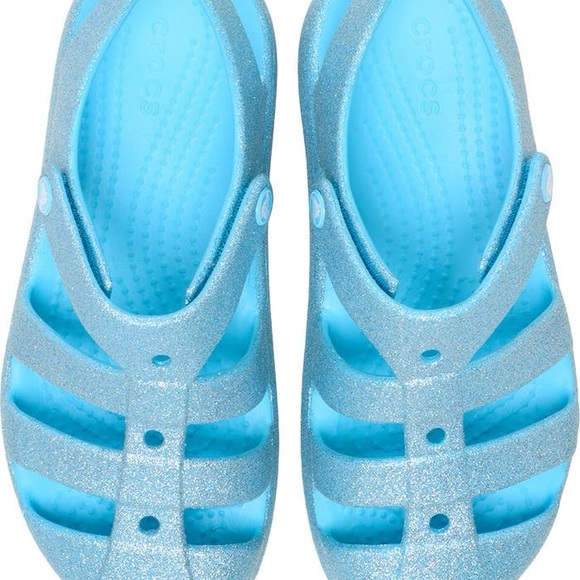 Crocs Kids Classic Fisherman Glittermistt, Size 7 & 8 - Picture 3 of 9